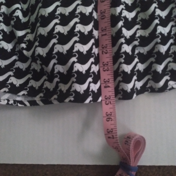Motcloth Retrolicious Retrilicios Dress SZ M dachshunds Dogs Print Black Used - Picture 10 of 14